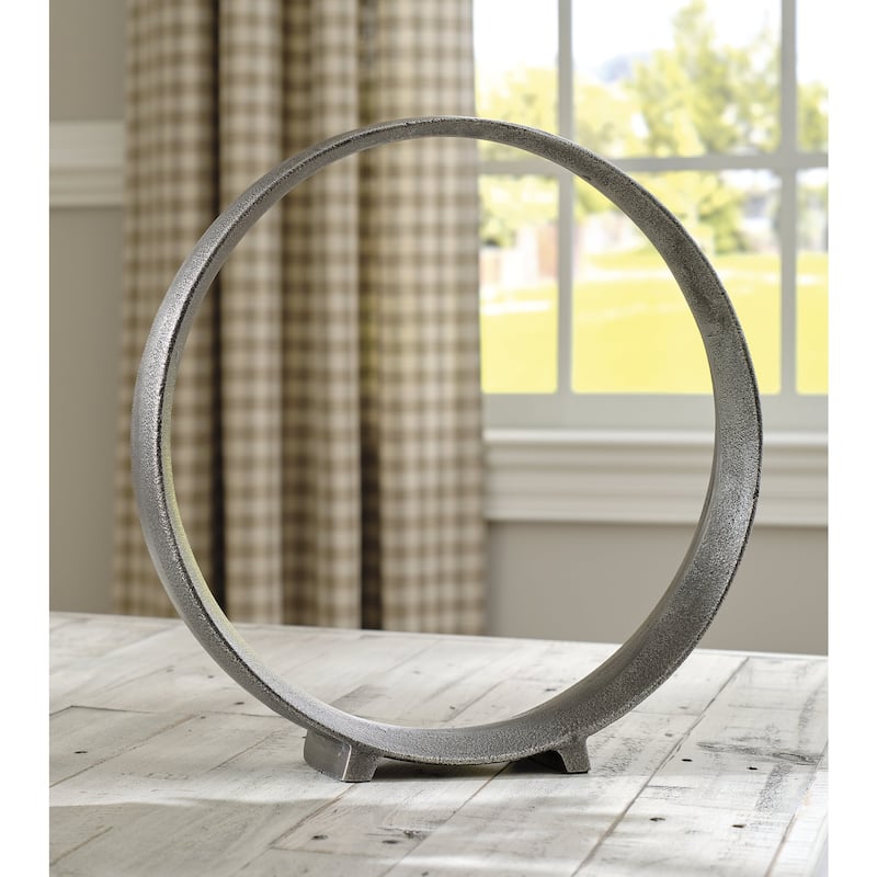 Signature Design by Ashley Ryandale Gray Sculpture - 14"W x 2.75"D x 14.5"H
