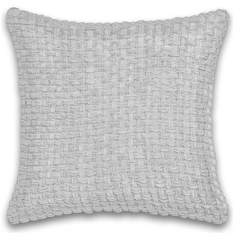 Fabstyles Chenille Basketweave Polyfill Cushion