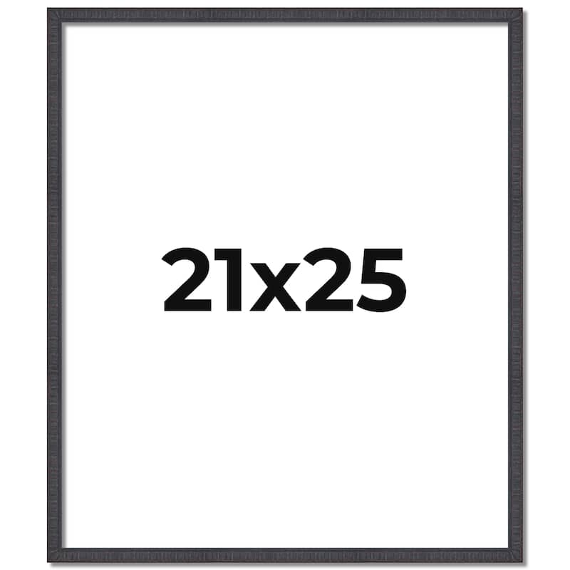 21x25 Frame Brown Solid Wood Picture Frame - Complete Modern Photo