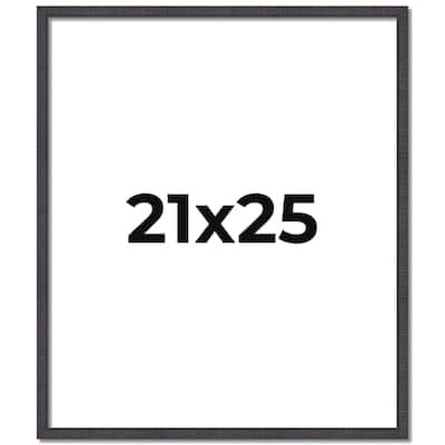 21x25 Frame Brown Solid Wood Picture Frame - Complete Modern Photo