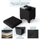preview thumbnail 168 of 192, Empyrean Tuffted Folding Foot Rest Storage Ottoman Bench with Storage Bins