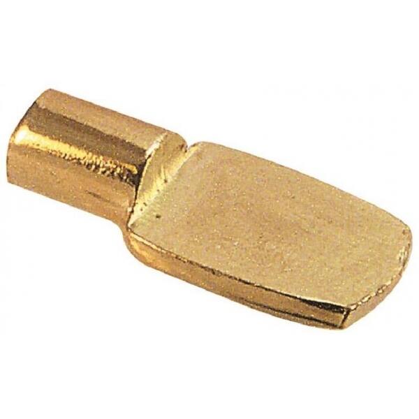 Prime Line U 10162 Heavy Duty Spoon Shelf Support Pegs, Steel, Brown