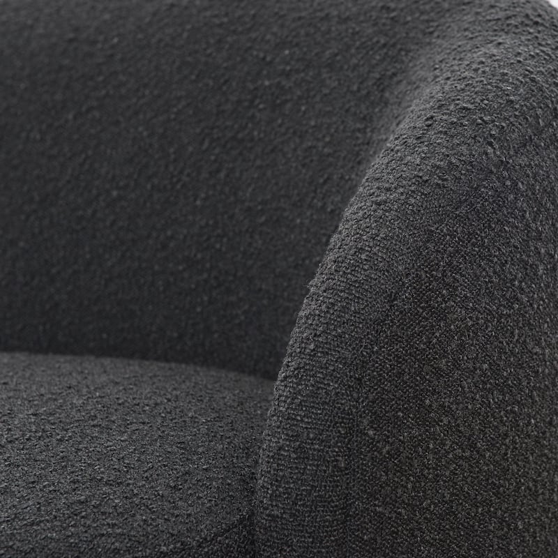 KINWELL Sherpa Upholstered Loveseat Boucle Sofa Couch, 68"W