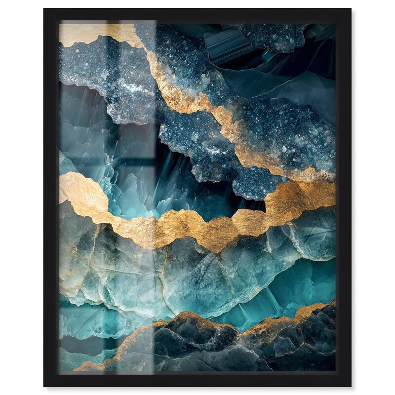 Power Edge II Shadowbox by Art Remedy - Black - 24" x 30"