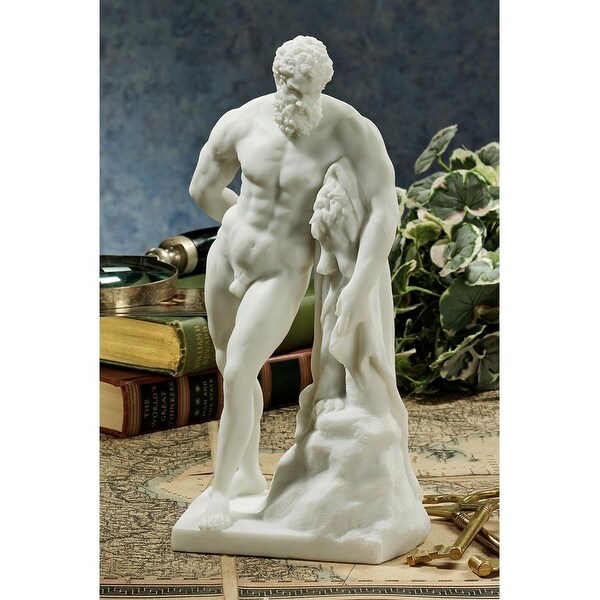Shop Design Toscano Farnese Hercules Bonded Marble Statue Overstock 20176476