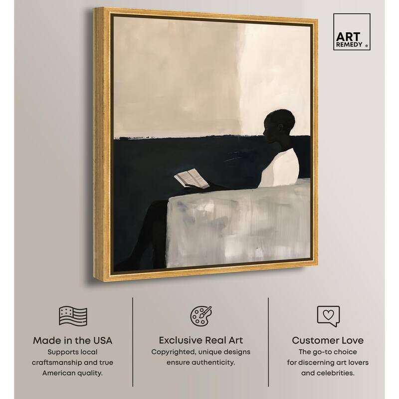 Void Reader III Canvas by Art Remedy