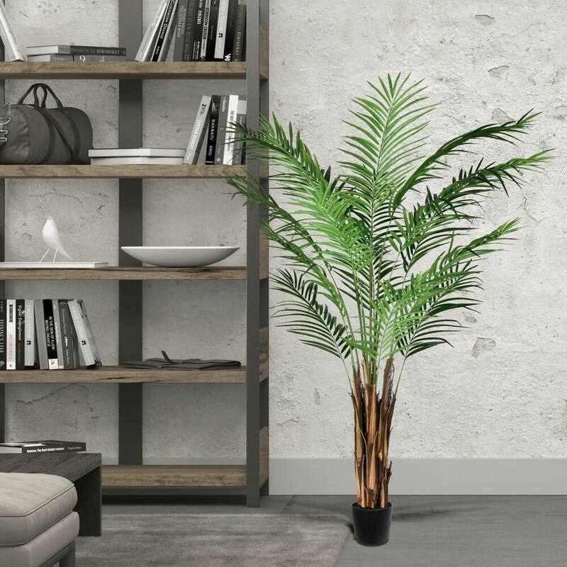 Vickerman 6' Artificial Potted Giant Areca Palm Tree. - Bed Bath ...