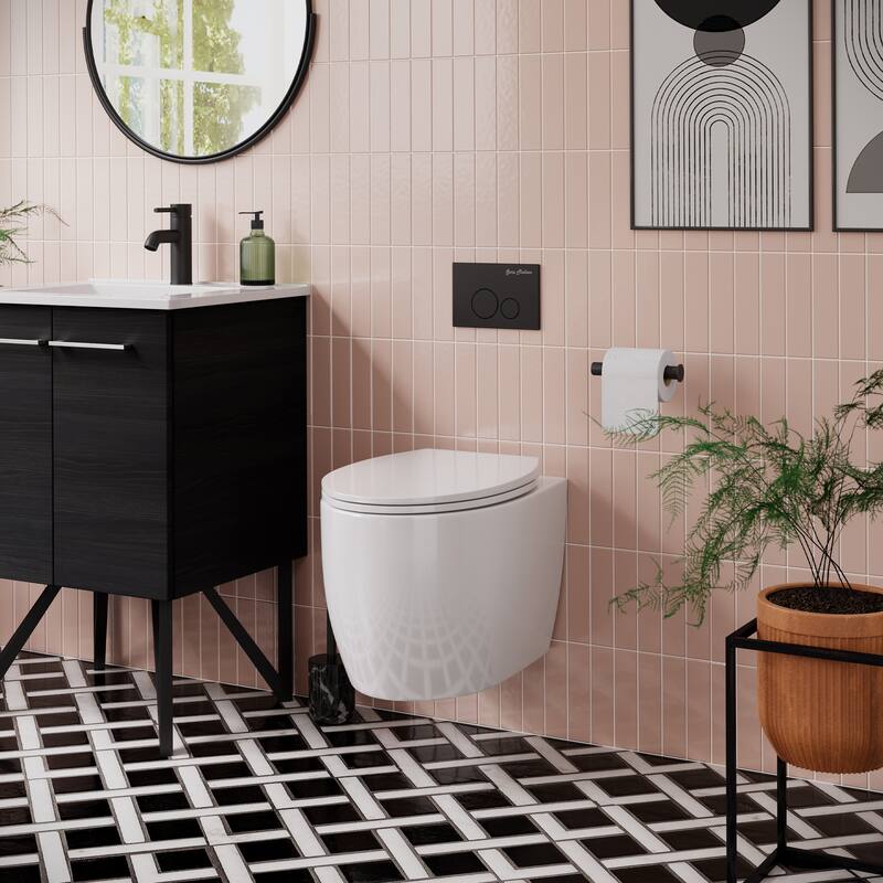 Classe Wall-Hung Elongated Toilet Bowl - 20.5" x 14.75" x 14.38"