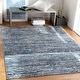 preview thumbnail 1 of 10, Livabliss Monte Carlo Casual Stripe Area Rug Navy - 4' 3" x 5' 7"
