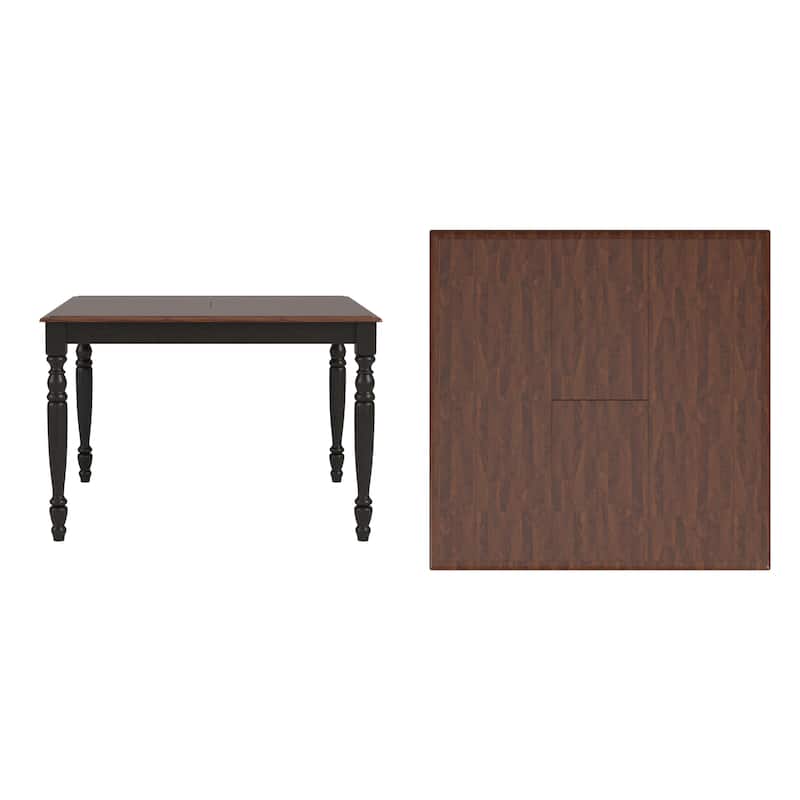 Brunico 36"-54" Two-Tone Extending Counter Height Dining Table