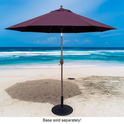 Tropishade 9' Market Umbrella with Sunbrella 48115 Cast Currant