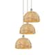 Option Brushed Satin Nickel / Natural / Multi-colored