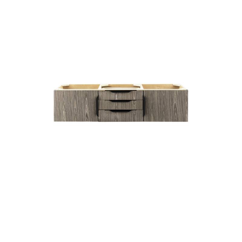 James Martin Vanities 983-V59D-W-B Columbia 59" Double Wall Mounted - Ash Gray