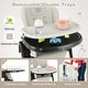 preview thumbnail 13 of 23, Babyjoy 4-in-1 Foldable Baby High Chair Height Adjustable Feeding - 32'' x 23'' x 42''