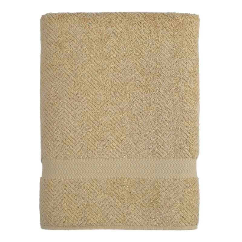 Authentic Hotel and Spa Herringbone Weave Turkish Cotton Bath Sheet