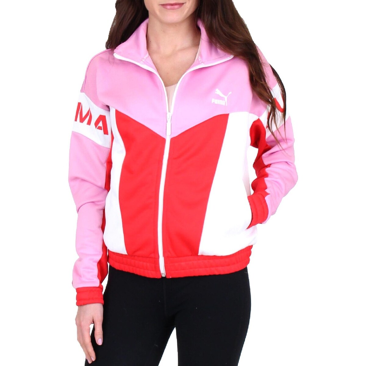 puma red jacket womens