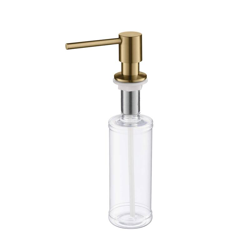 Kitchen Lead Free Solid B rass Construction Soap Dispenser - Brushed Brass