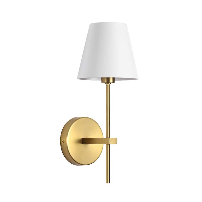 Minimalist 1-Light Metal Cone Shade Wall Sconce - 5.5 in