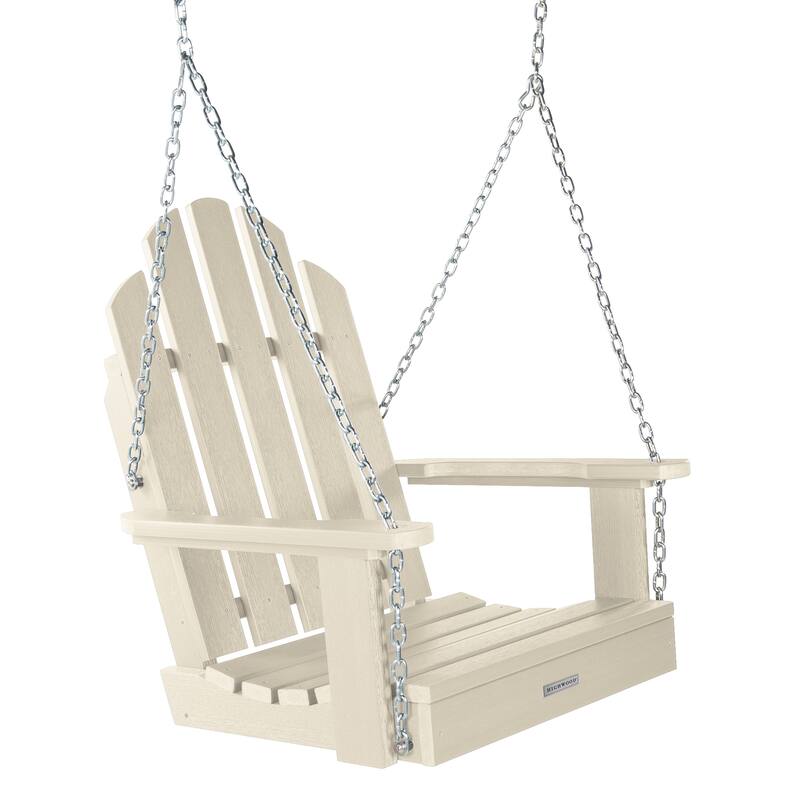 HIGHWOOD Classic Westport Single Seat Outdoor Swing - Whitewash