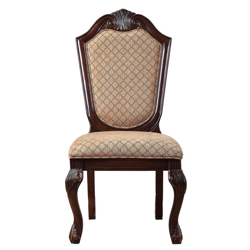 Chateau De Ville Fabric Side Chair (Set Of 2) - Espresso