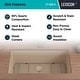 preview thumbnail 5 of 8, Lexicon Drop-In Quartz 32 Inch Single Bowl Kitchen Sink Kit - 32"x19"