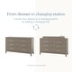 preview thumbnail 5 of 13, Child Craft Kieran 6-Drawer Double Dresser