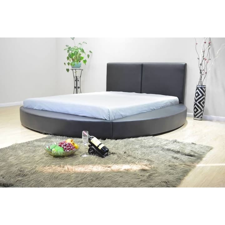 Greatime Modern Round Shape Platform Bed