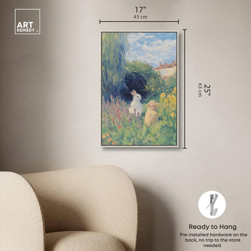 Quiet Gardeners Canvas by Art Remedy