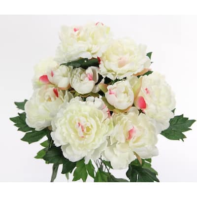Artificial Spring Mixed Flower 11 stem Peony Bush , ABN1B013-CM