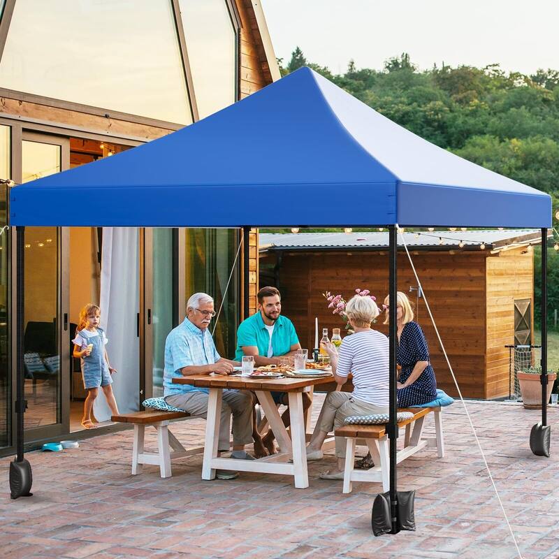 10x10 Ft Pop Up Canopy Tent, Portable Heavy Duty Commercial Canopy