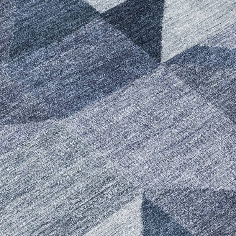 Machine Washable Indoor/ Outdoor Geo Rubi Chantille Rug