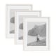 preview thumbnail 93 of 119, Kate and Laurel Gibson Photo Frame Set 3 Piece 14x18 matted to 11x14 - White/Natural