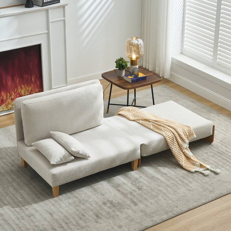 37.01" Foldable Sofa Bed Recliner, 3-in-1 Convertible Sleeper
