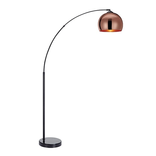 ambiore. 68 Inch Arc Floor Lamp Marble Base Chrome Plated Shade Bed Bath Beyond 32390022