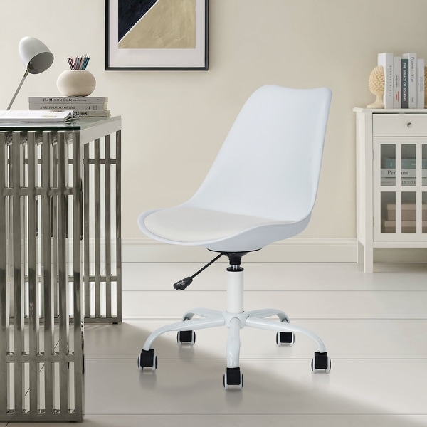 Porch & Den Stringer Molded/ Padded Seat Mid-century Modern Task Chair