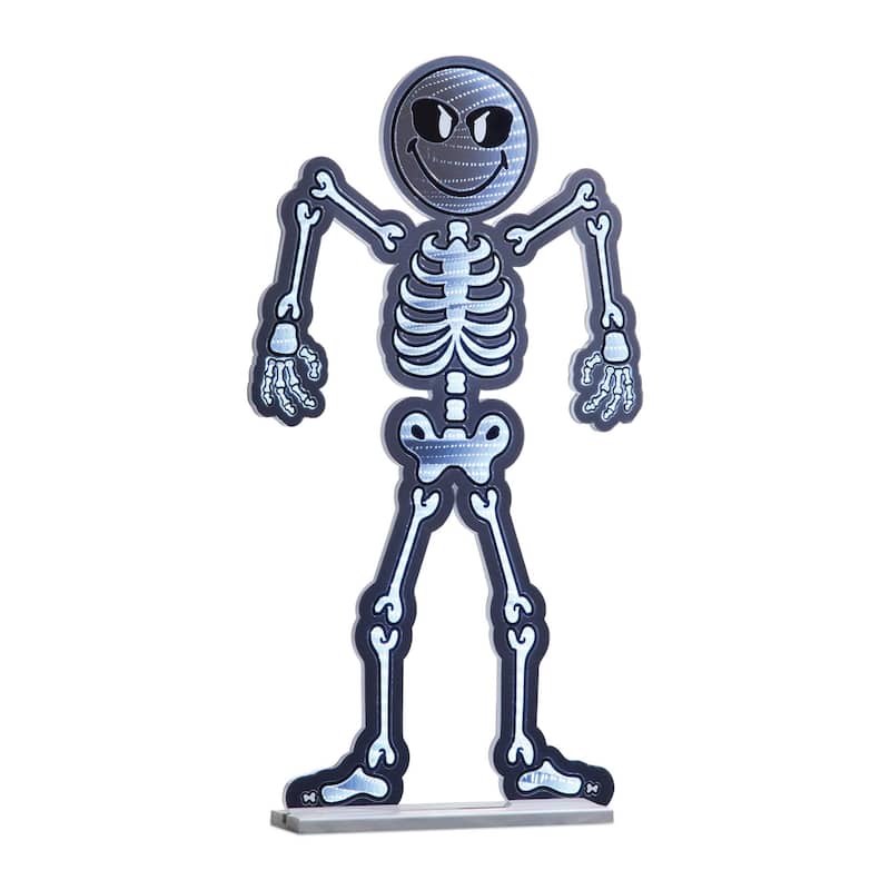 SmileyWorld® Halloween Skeleton Ekkolight 36"H