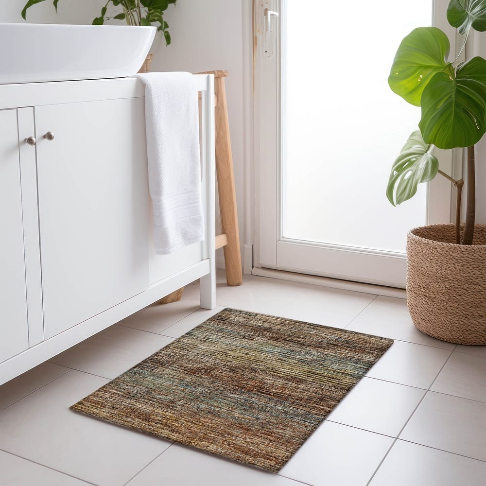 Premium Washable Super Soft Solid Ombre Mayfield Rug