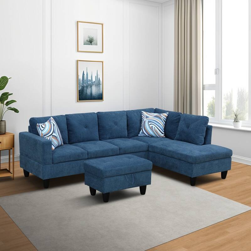 Ergonomic Sofa with Storage, Durable and Comfortable