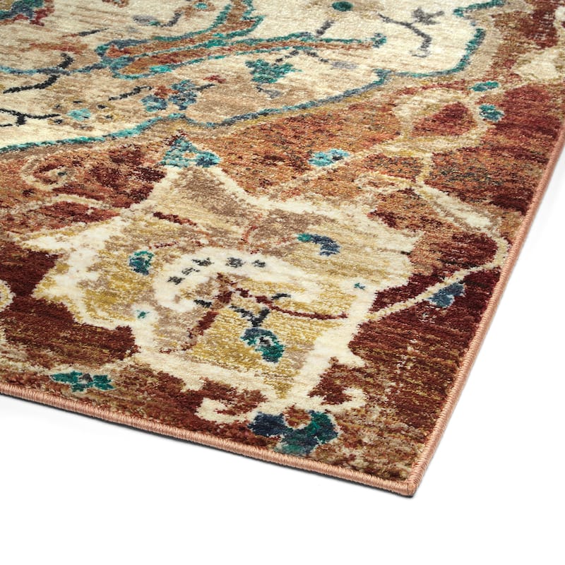 Wynnlow Denium Machine-Made Indoor Flatweave Area Rug