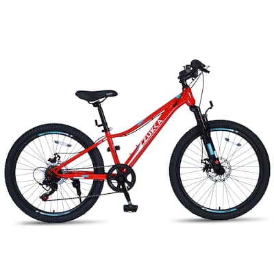 Mountain Bike For Girls And Boys Mountain 24 Inch Shimano 6-Speed Bike