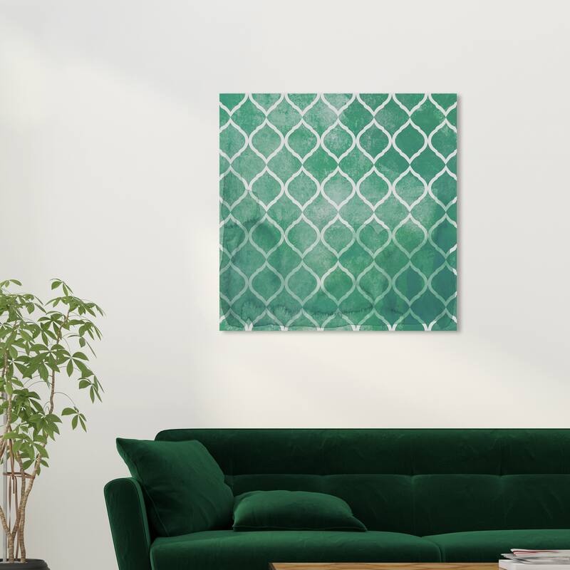 Wynwood Studio Canvas Abstract TINTAS Green and Traditional Wall Art Canvas Print - 30 x 30