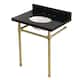 Option Black Granite / Brushed Brass