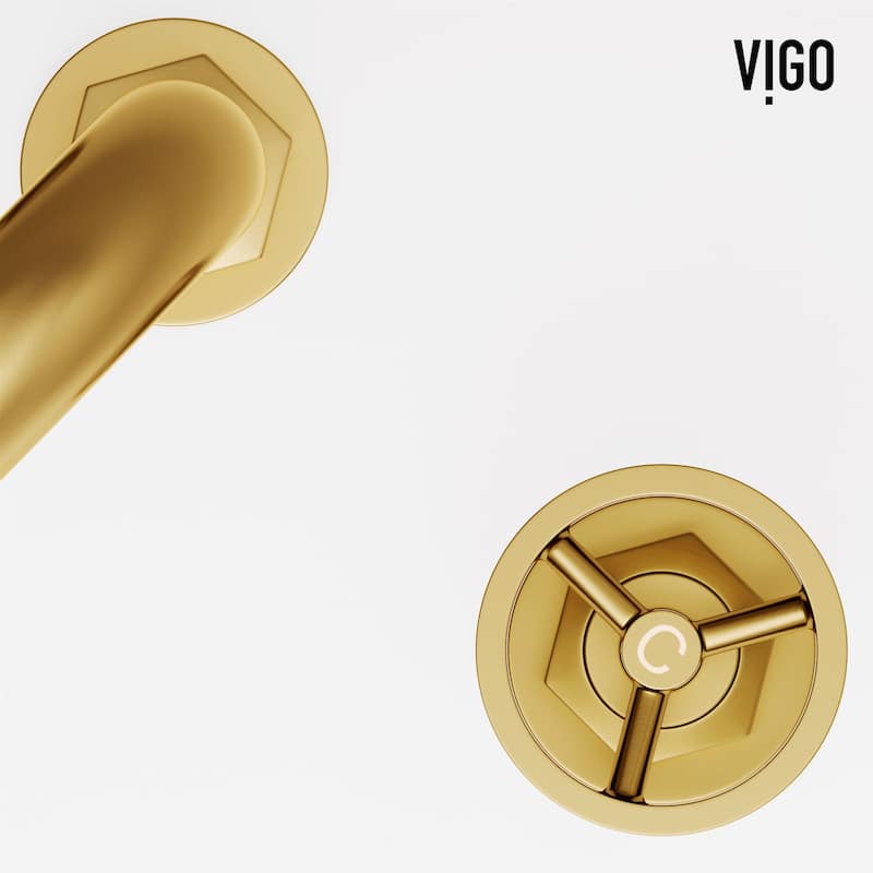 VIGO Hart 7" H 2-Handle Widespread Bathroom Faucet