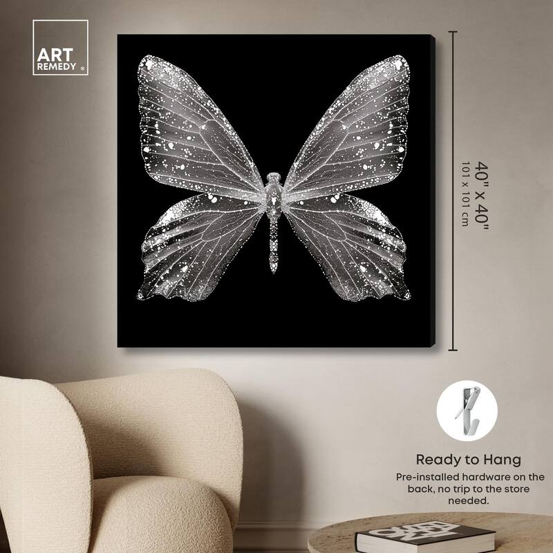 Stardust Wings II Canvas by Art Remedy, Gallery Wrapped