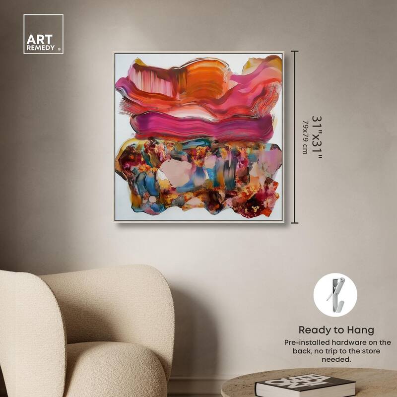 Flow State II Canvas by Art Remedy