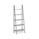 preview thumbnail 1 of 29, Porch & Den Peterson 5-shelf Ladder Bookcase White