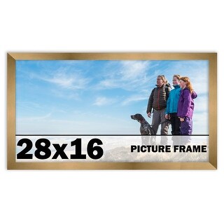28x16 Frame Gold Bronze Picture Frame - Modern Photo Frame Includes UV ...