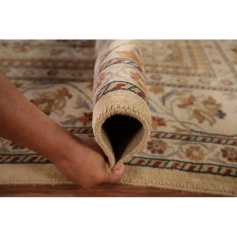 Floral Aubusson Chinese Area Rug Handmade Wool Carpet - 8'7" x 11'7"