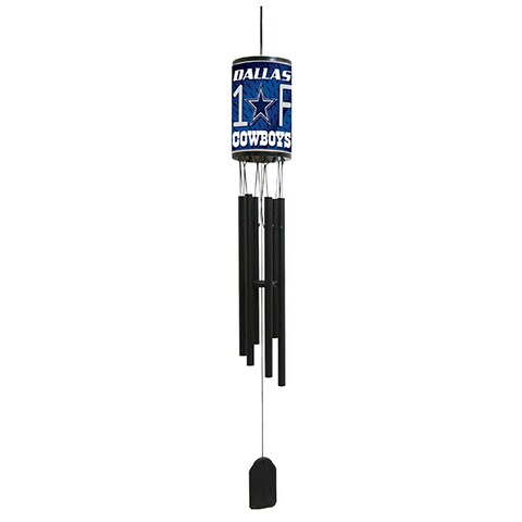 NFL Wind Chime, #1 Fan with Team Logo, Dallas Cowboys