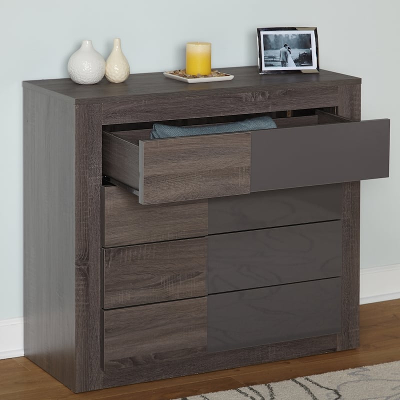 Carson Carrington Narvik Dark Oak-finished 4-drawer Chest